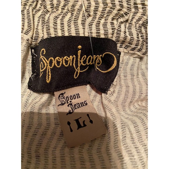 Spoon Jeans Aztec Print Maxi Tiered Skirt Drawstring Size L NWT - Picture 4 of 4